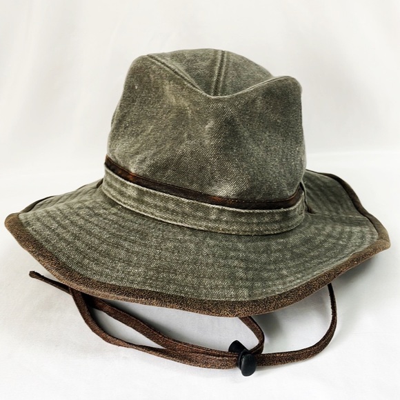 DPC Other - DPC Green Safari Hat With Drawstring 100% Cotton Size Medium